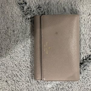 grey kate spade wallet
